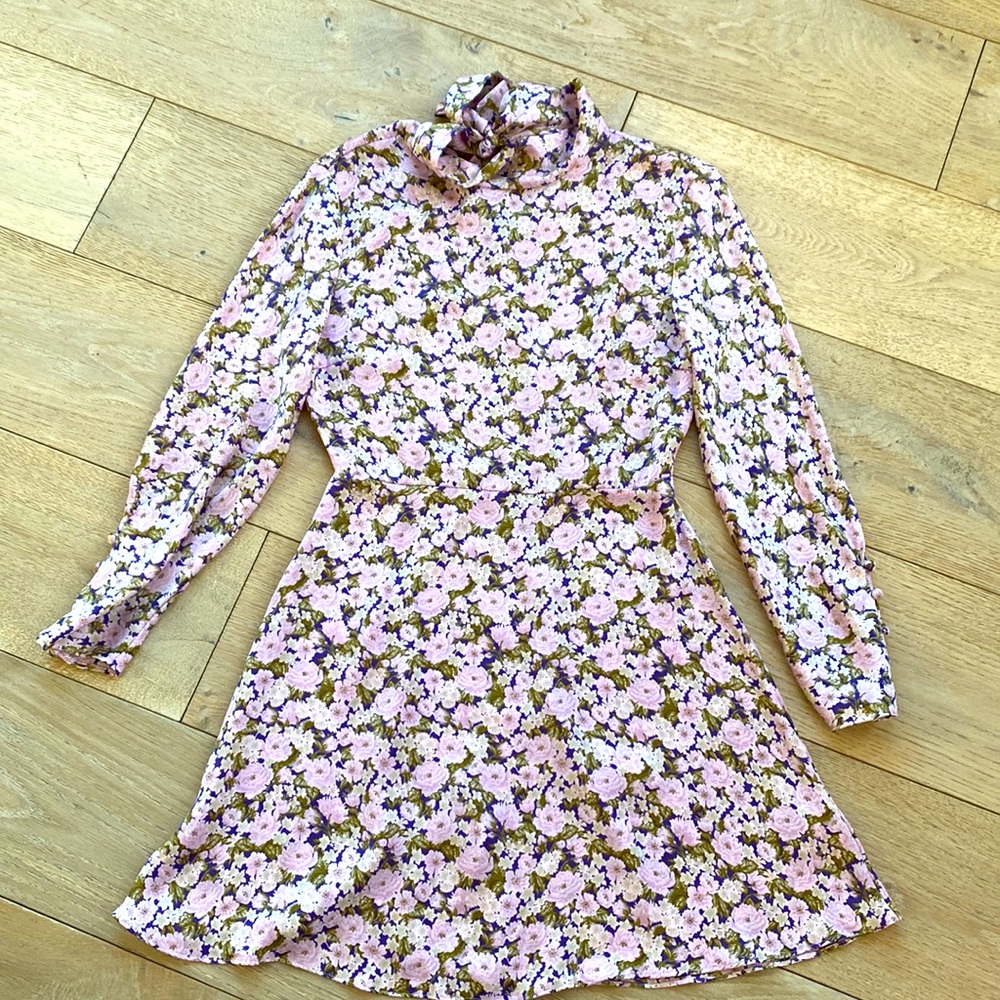 Zara floral print dress